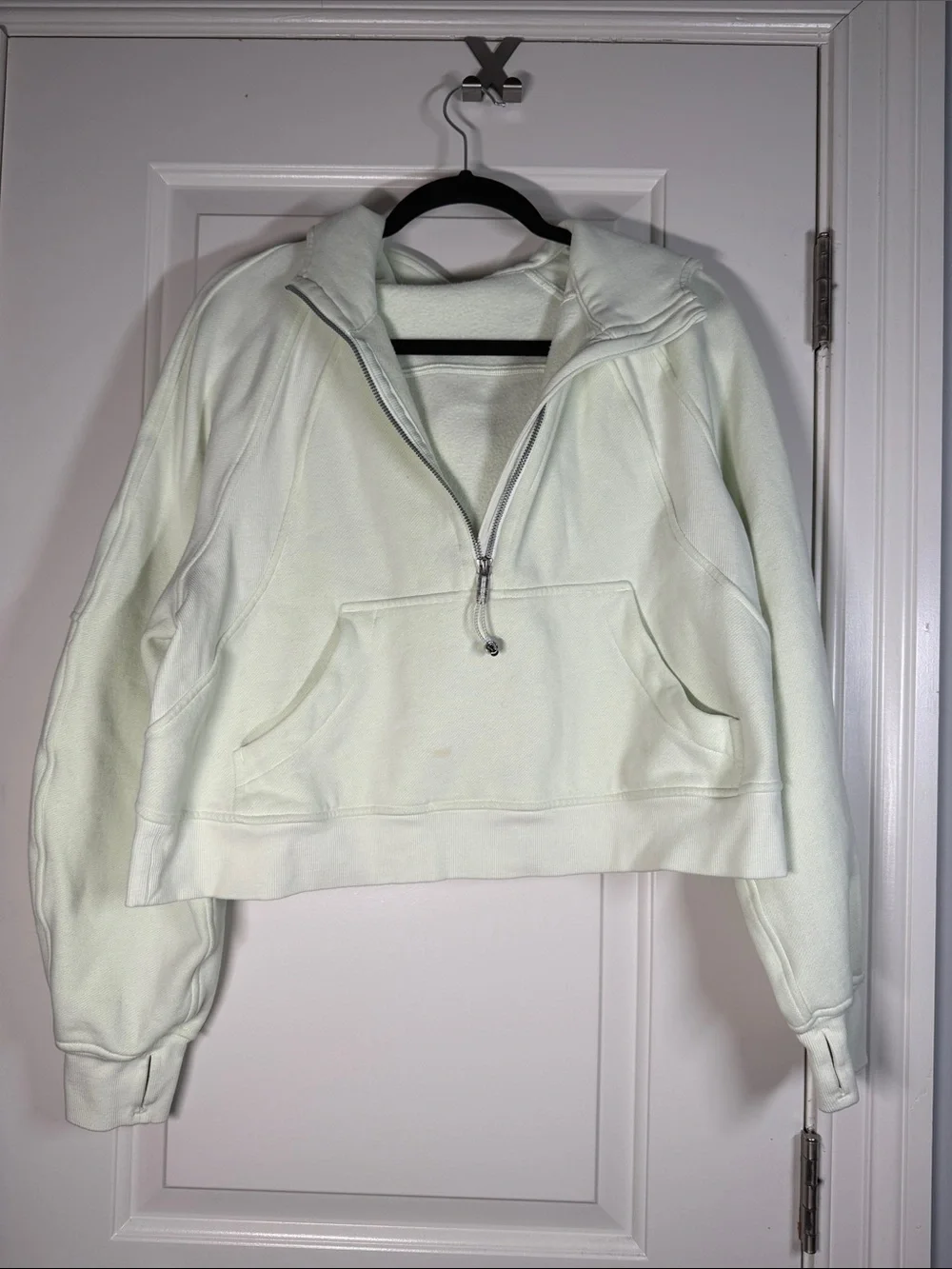 lululemon athletica Cropped Half-Zip Pullover - Mint Green